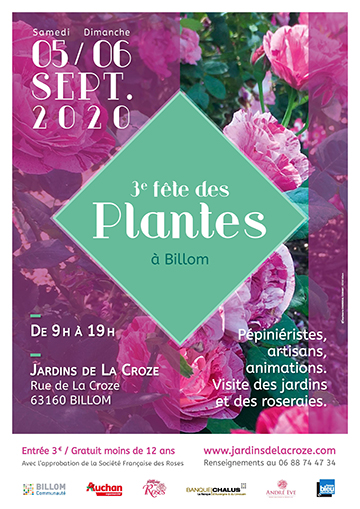 5 et 6 septembre : 3ème fête des plantes dans Les jardins de la Croze à Billom 63