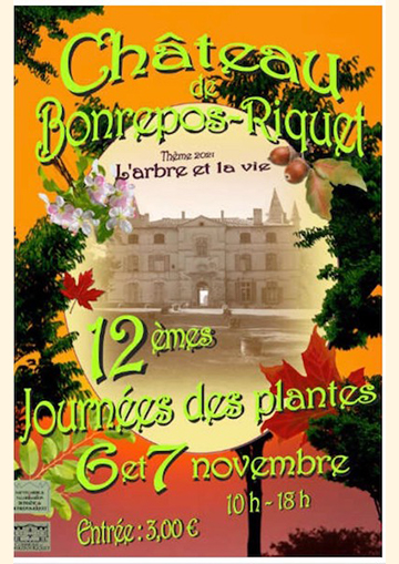 6 et 7 novembre : 12ème journées des plantes au  château de Bonrepos   Riquet, 31590