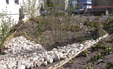 Aménagement urbain et retenue de berges pour la mairie de Chamalières