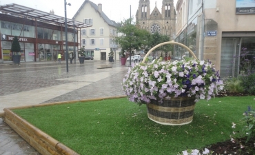 Paniers géants à Moulins