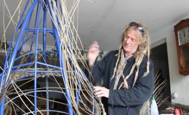 Le Paon de Chamalières : réalisation et installation au parc du mont Joli